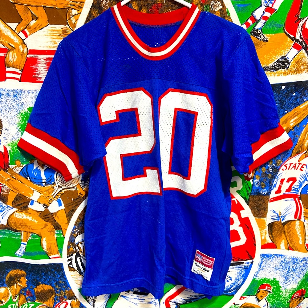 Vintage 80's MacGregor Sand Knit Buffalo Bills Football Jersey